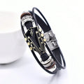 Retro Guitar Leather Bracelet