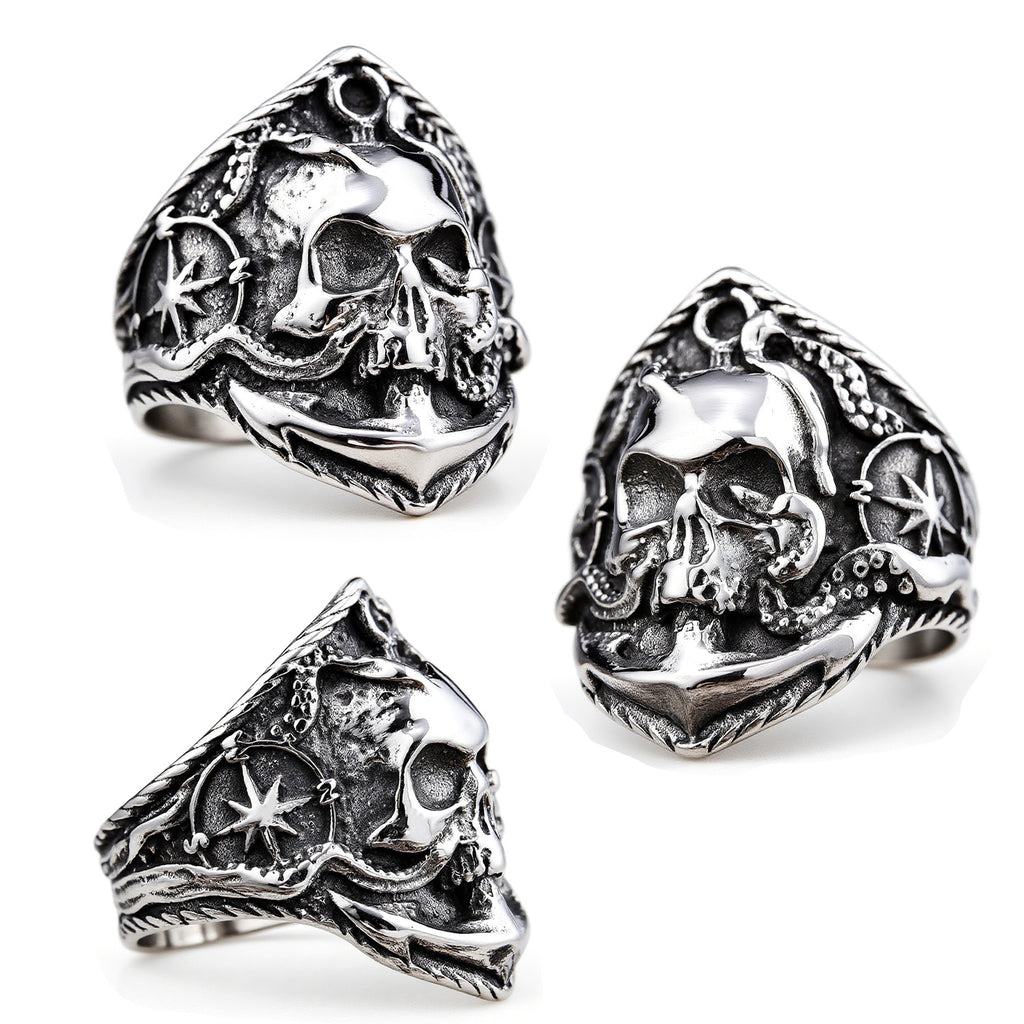 Skeleton Kraken Ring