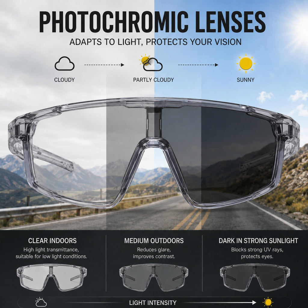 Photochromic Polarized Safety Glasses