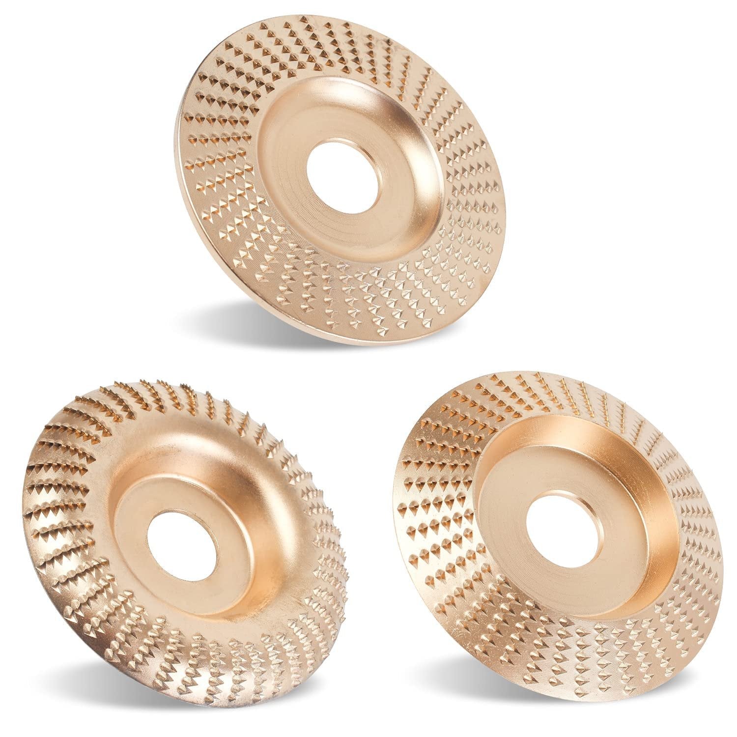 Wood sanding and polishing pads