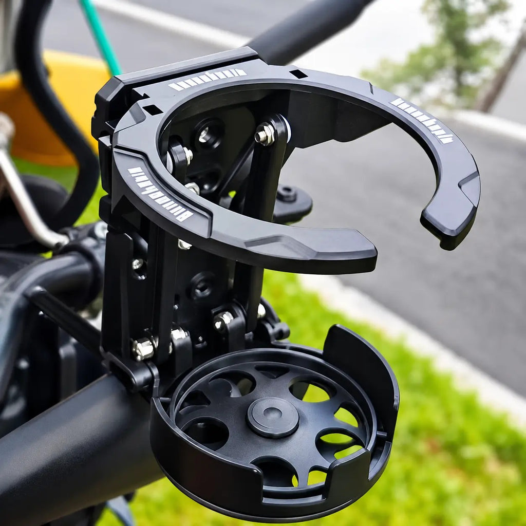 Foldable Handlebar Cup Holder — A Place for Your Drink That Folds Away