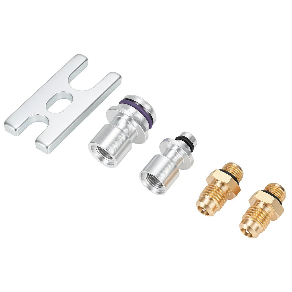 A/C Evaporator Leak Test Coupler Kit — Simplify A/C Pressure Testing Without Major Interior Disassembly