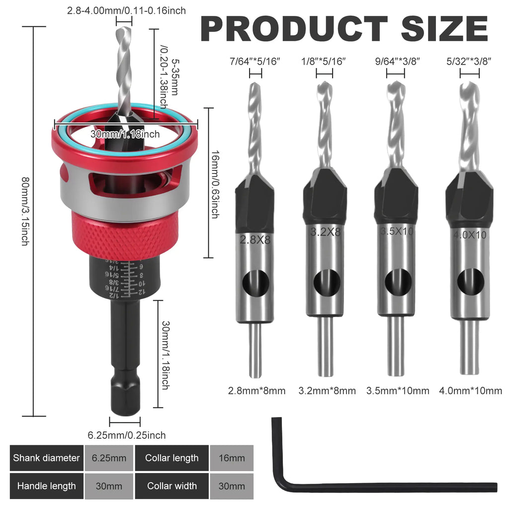 Drill &amp; Countersink in One Smooth Step