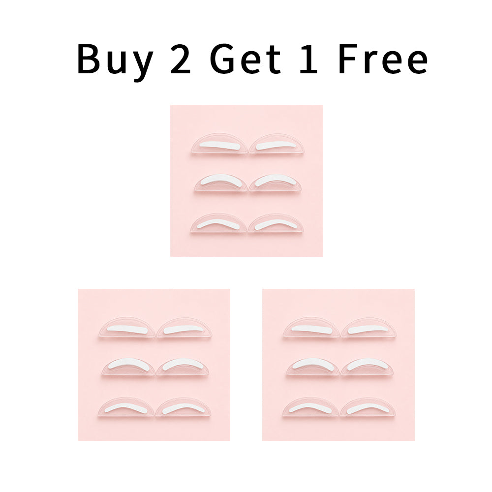 Different shaped eyebrow stamps