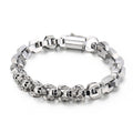 Spliced skull polygon bracelet