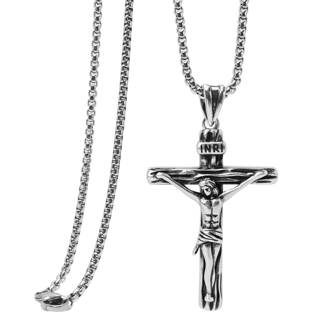 Vintage Light of Faith Cross Pendant