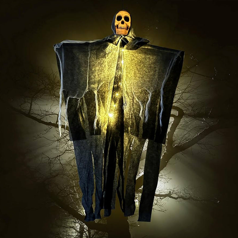 Luminous skull hanging decoration props