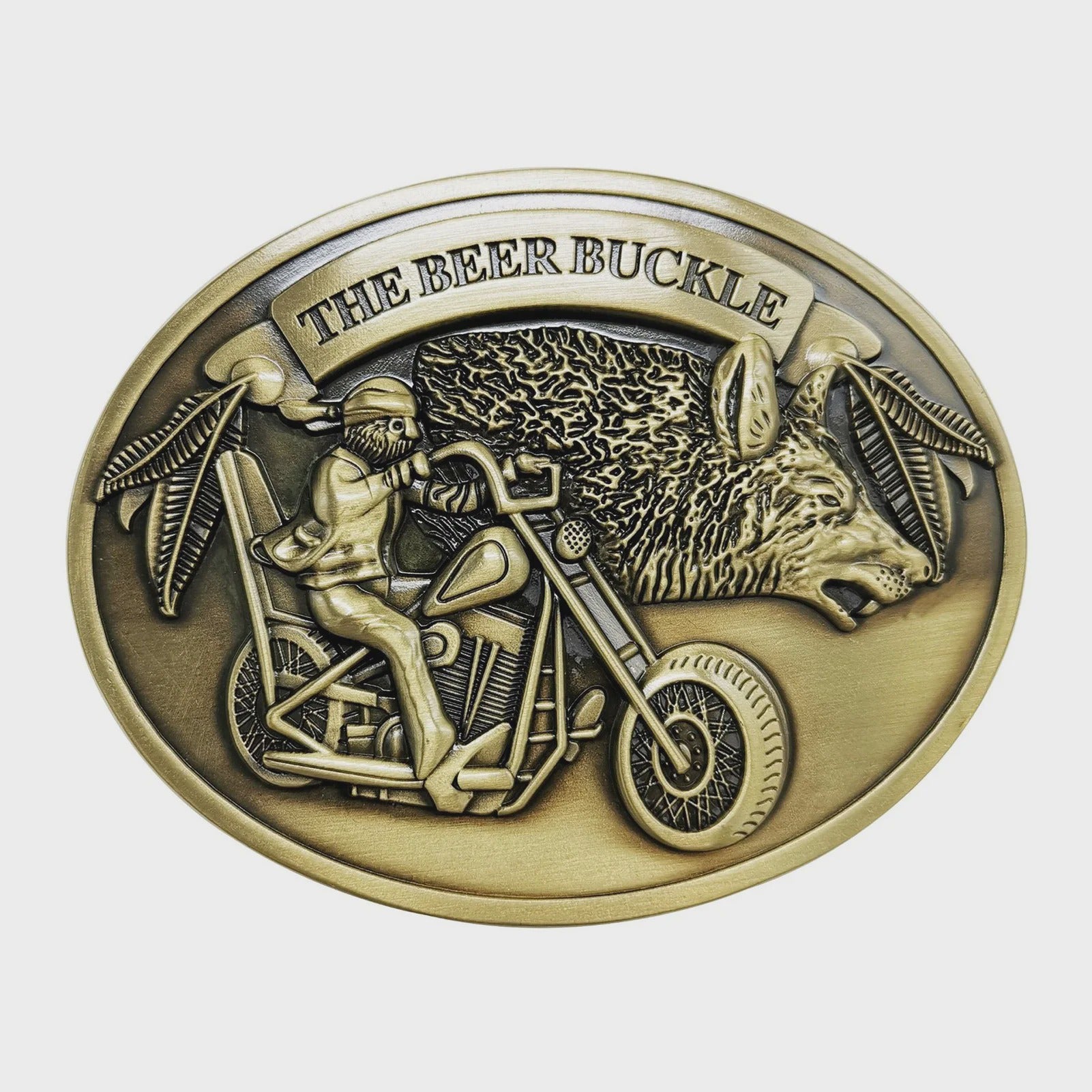 Creative Portable Metal Beer Belt Buckle