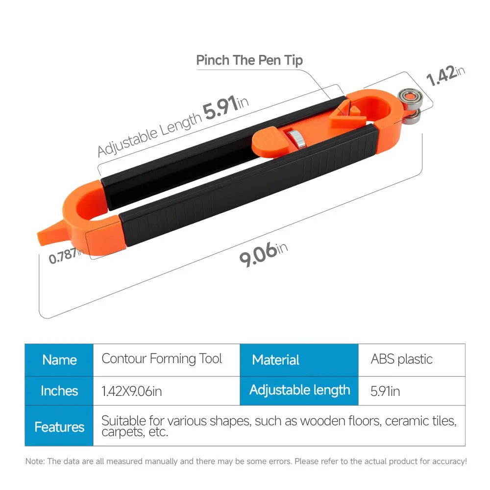 Adjustable Contour Scribing Tool — Trace Awkward Edges With Less Guesswork
