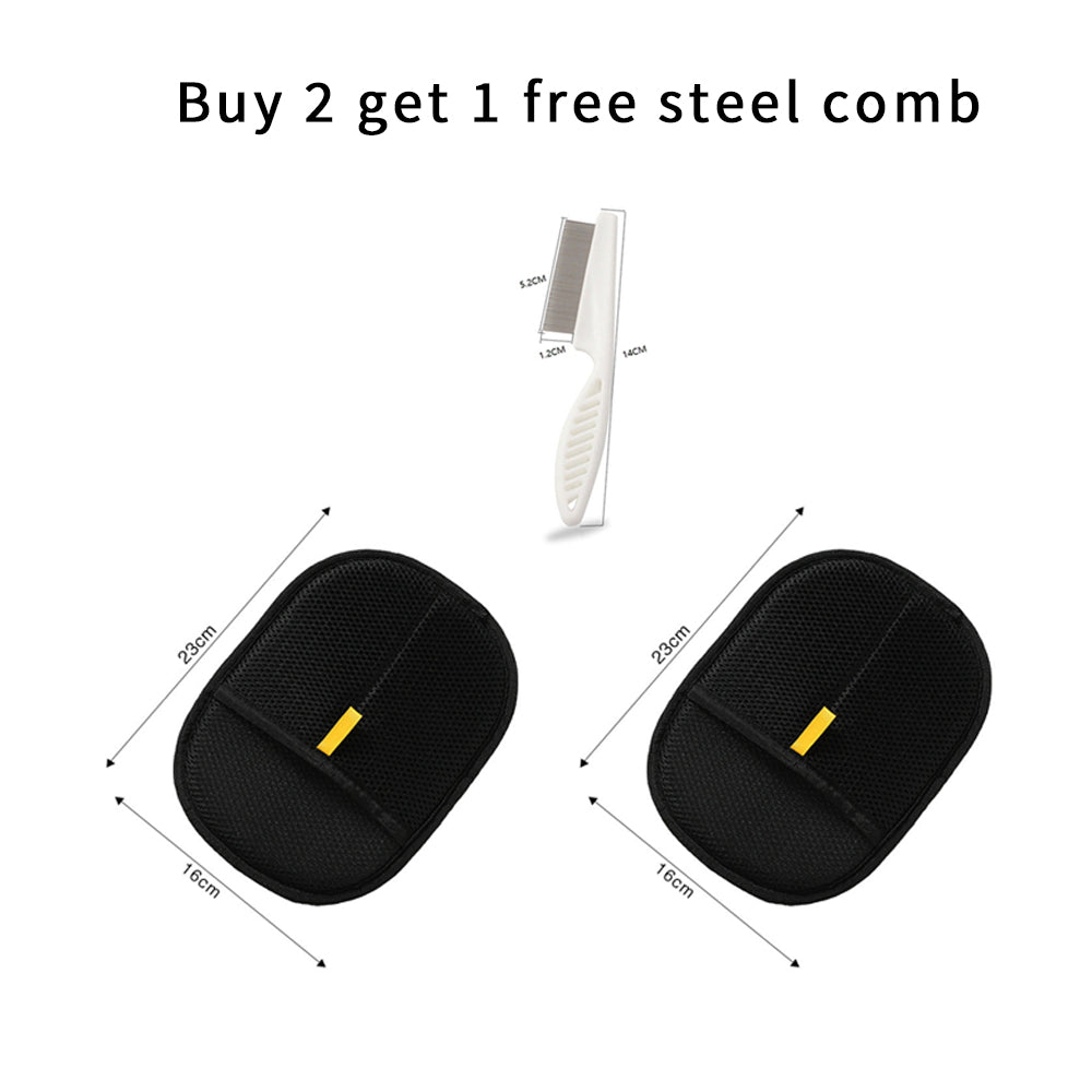 Pet hair cleaning gloves
