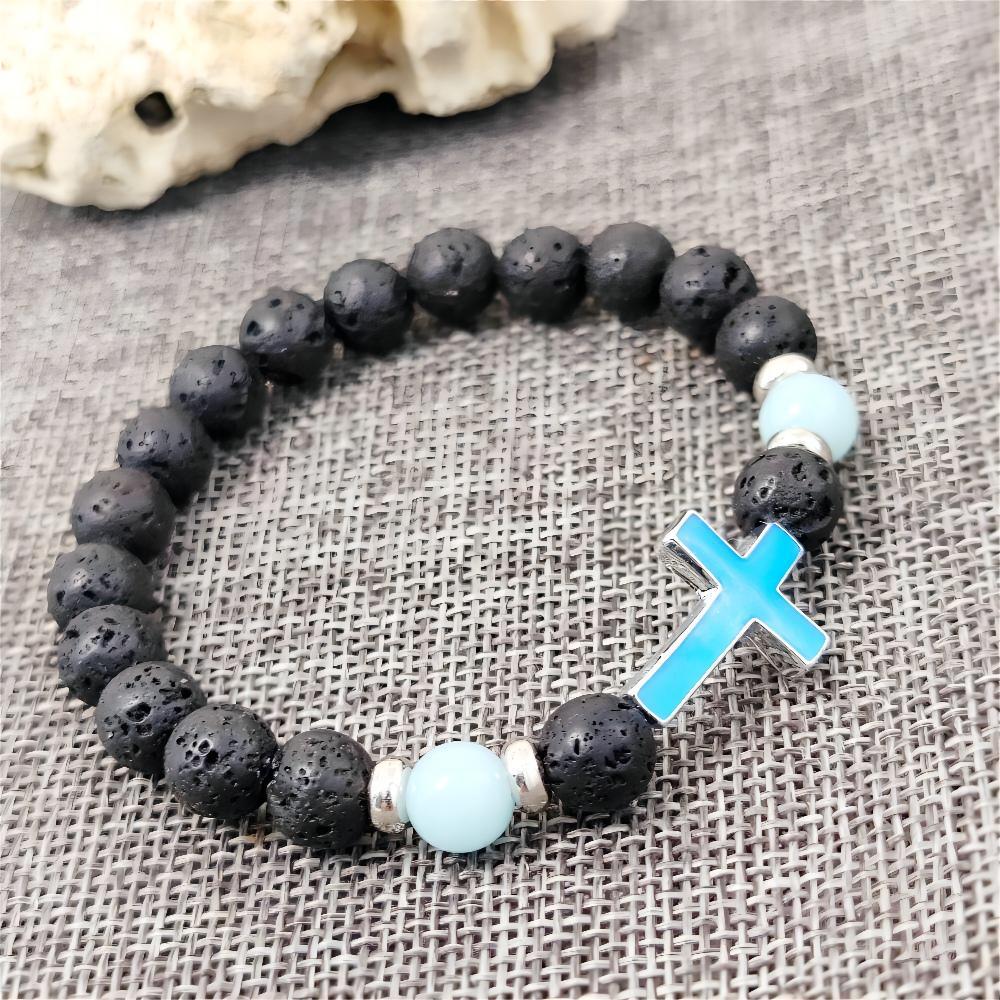 Luminous Cross Bracelet