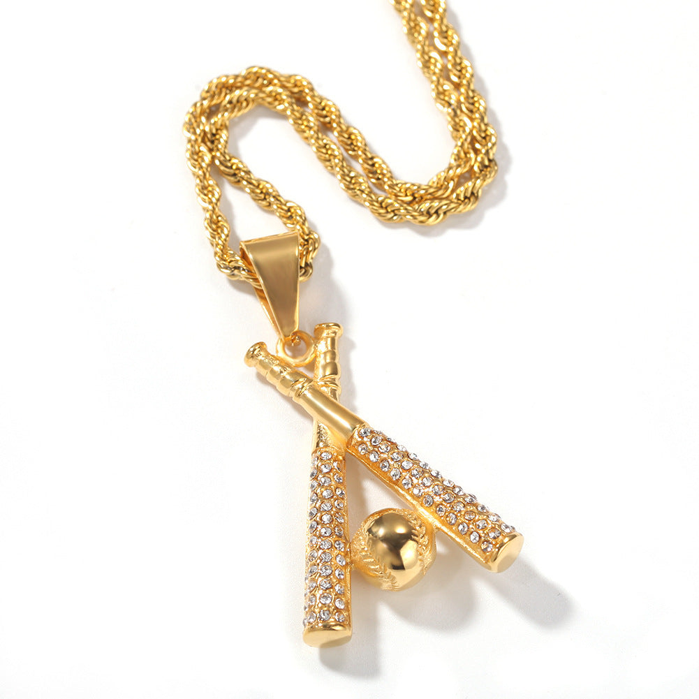 Baseball necklace