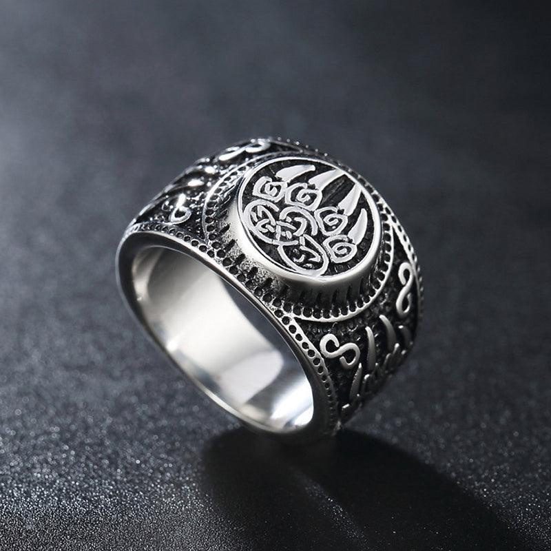 Bear Paw Viking Ring
