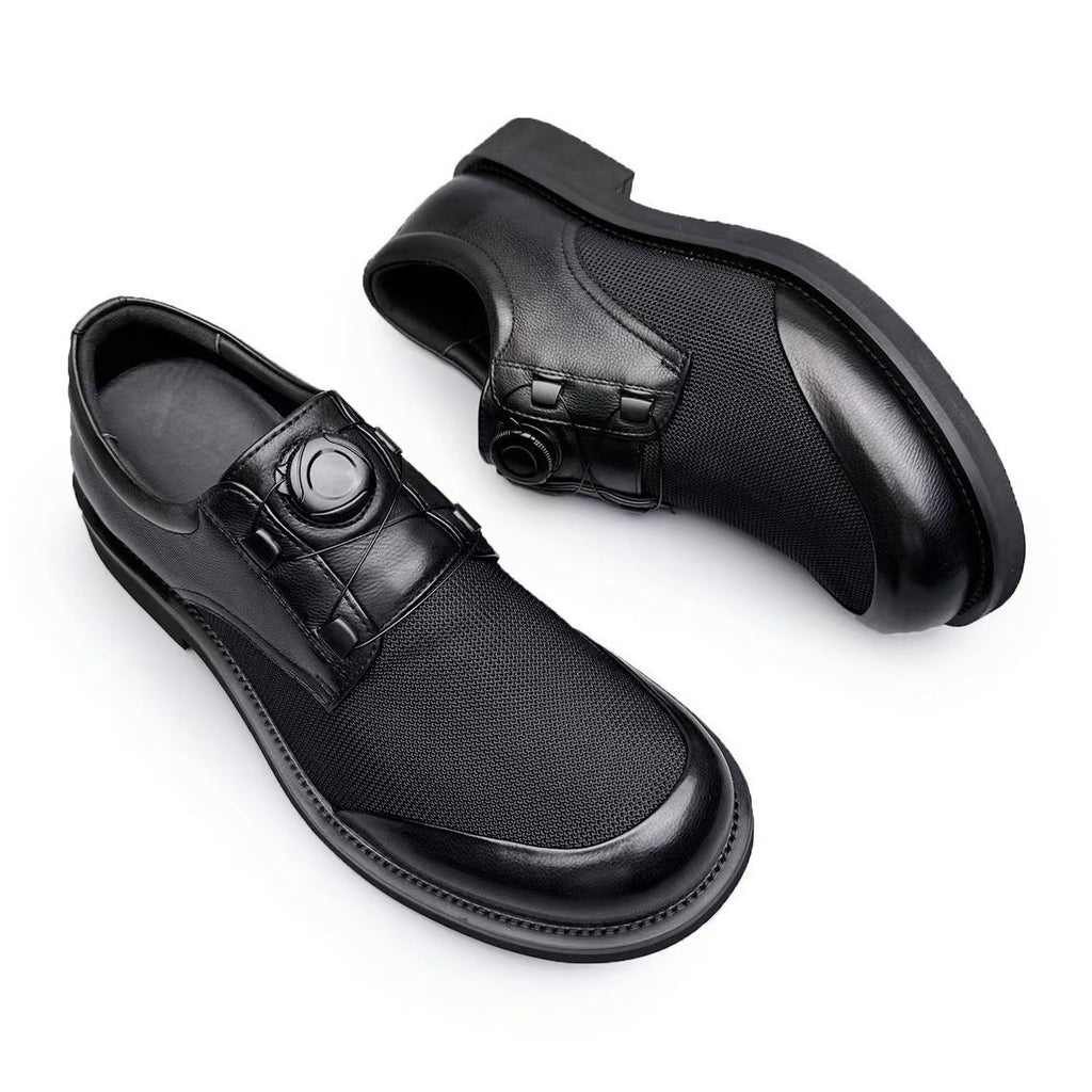 DialFit Breathable Leather Dress Shoes