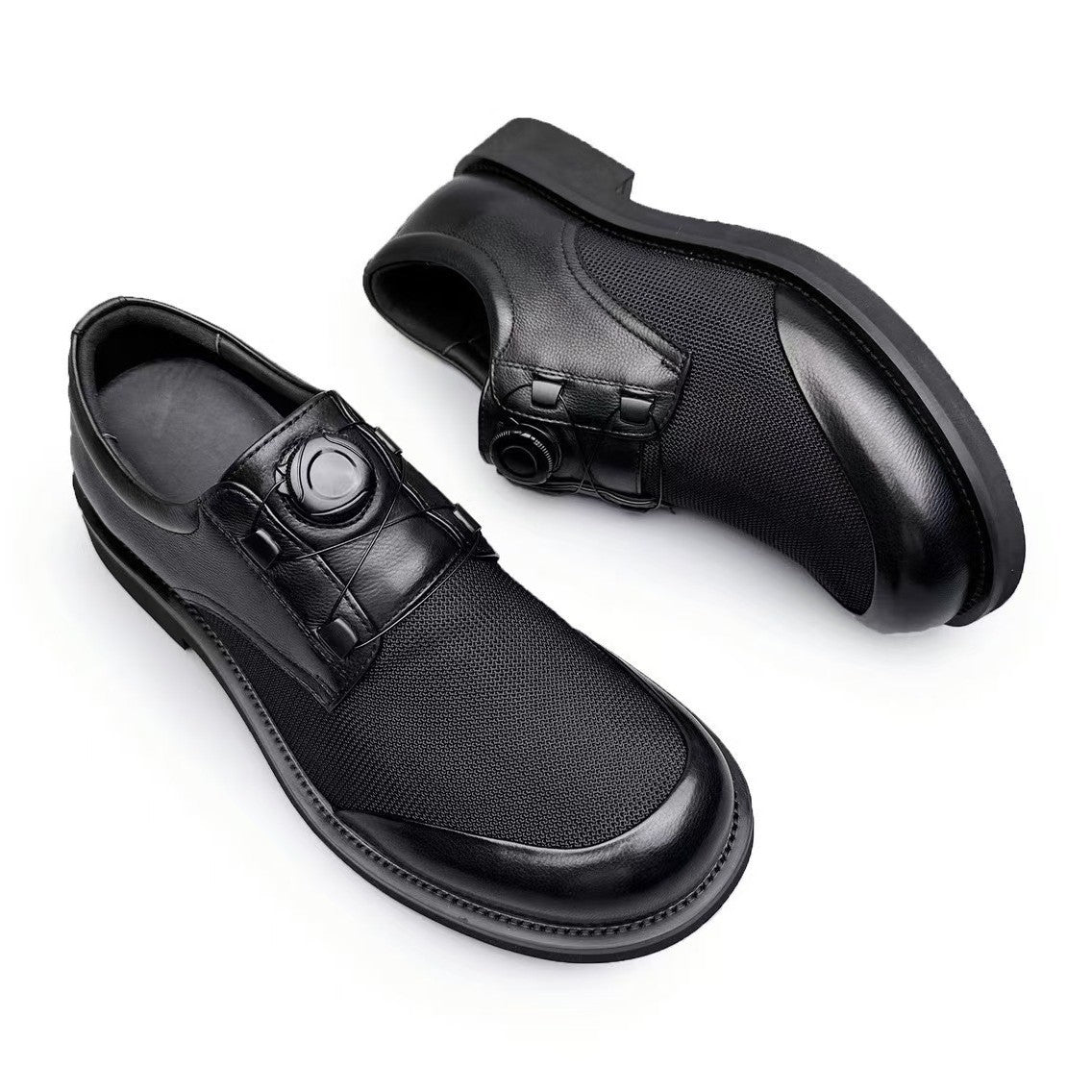 DialFit Breathable Leather Dress Shoes