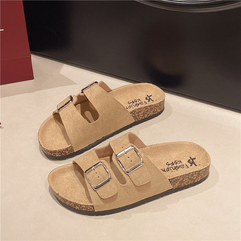 Men's Contoured Double-Buckle Slides
