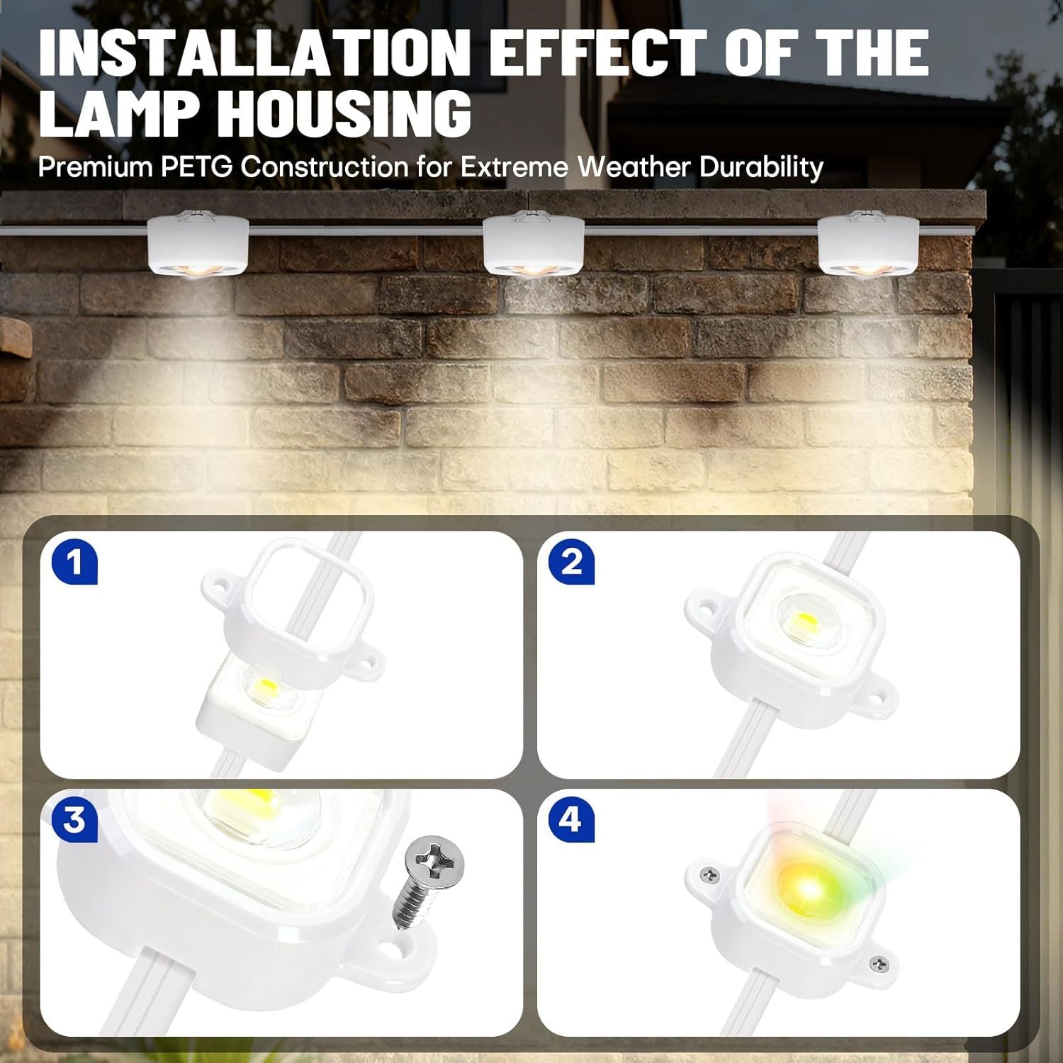 SECURE OUTDOOR LIGHT INSTALLATION