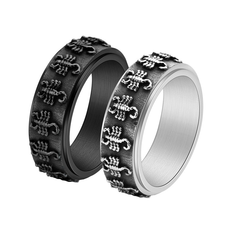Vintage Scorpion Rotatable Ring