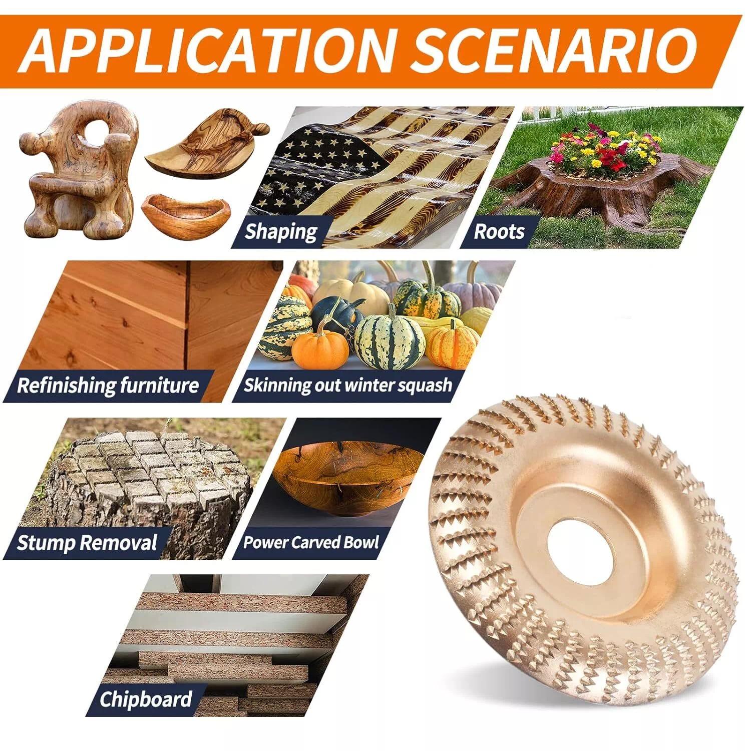 Wood sanding and polishing pads