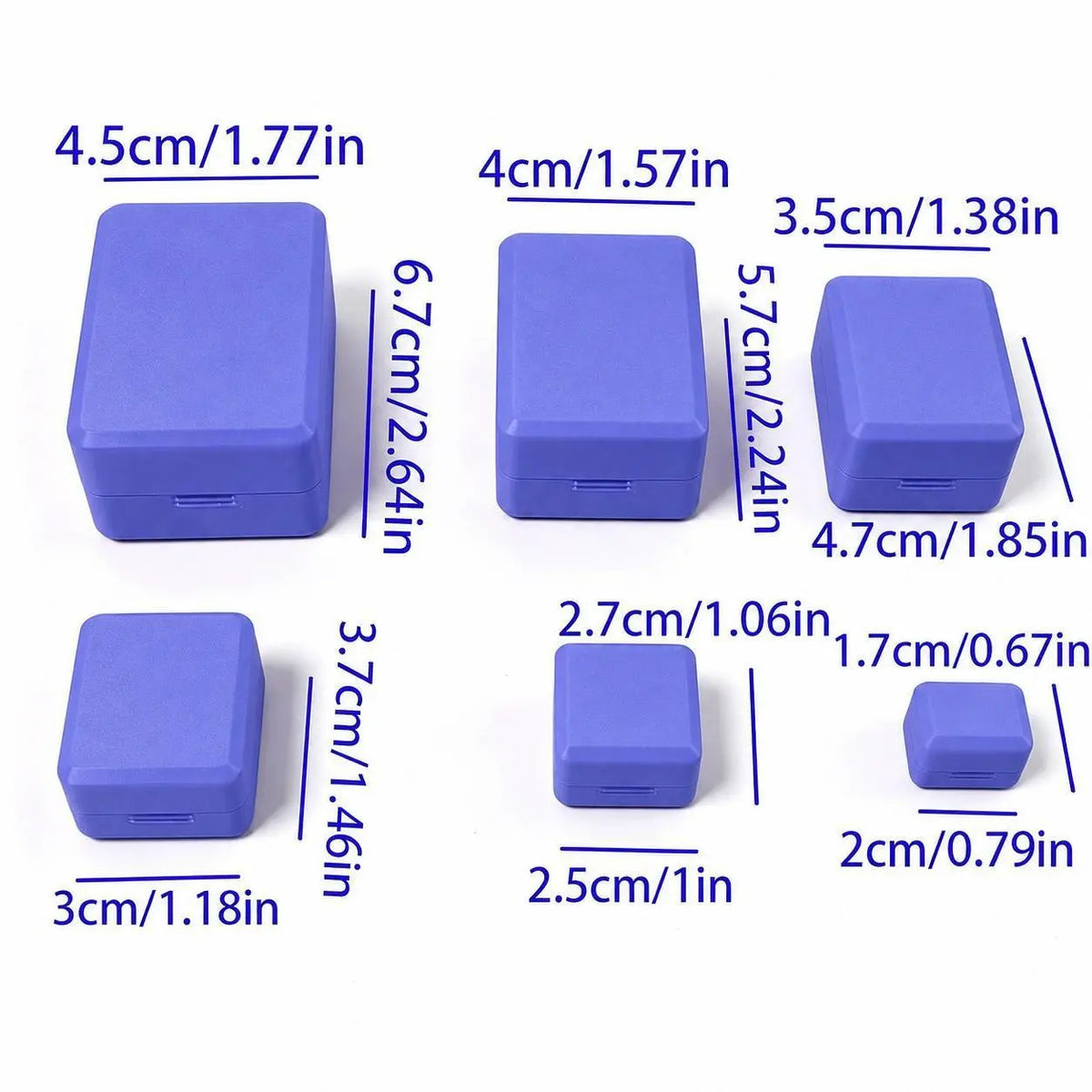 6-Size Nesting Mini Storage Box Set