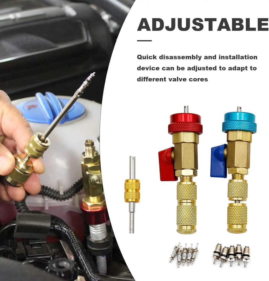 Adjustable A/C Valve Core Removal Tool