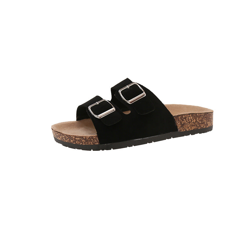 Men's Contoured Double-Buckle Slides