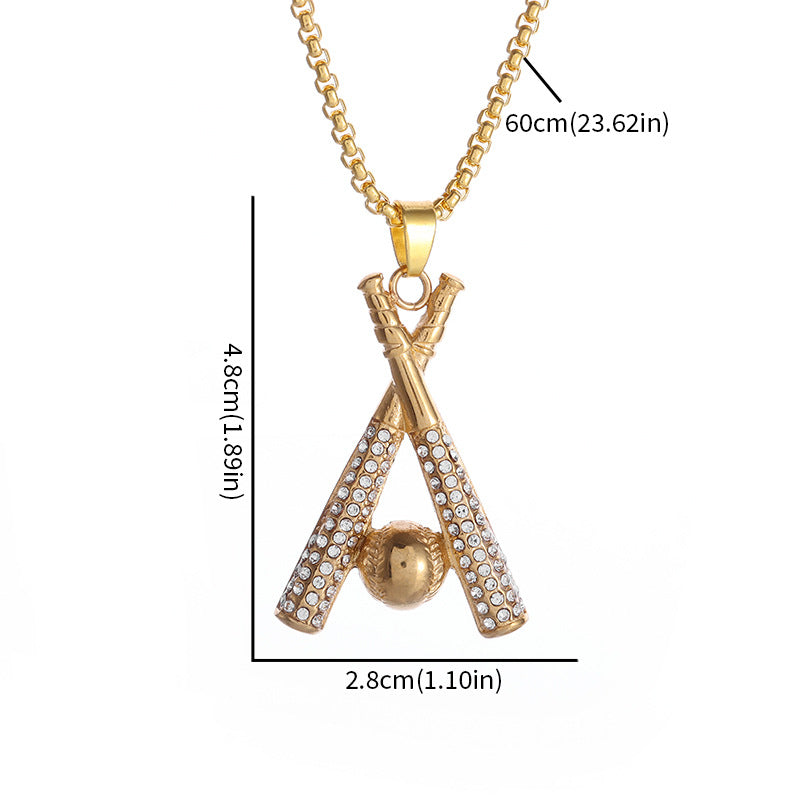 Baseball necklace