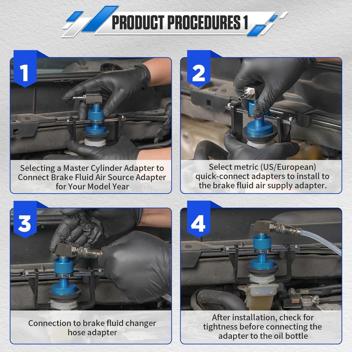 58mm Universal Master Cylinder Adapter — A Secure Connection for Cleaner Brake Fluid Service