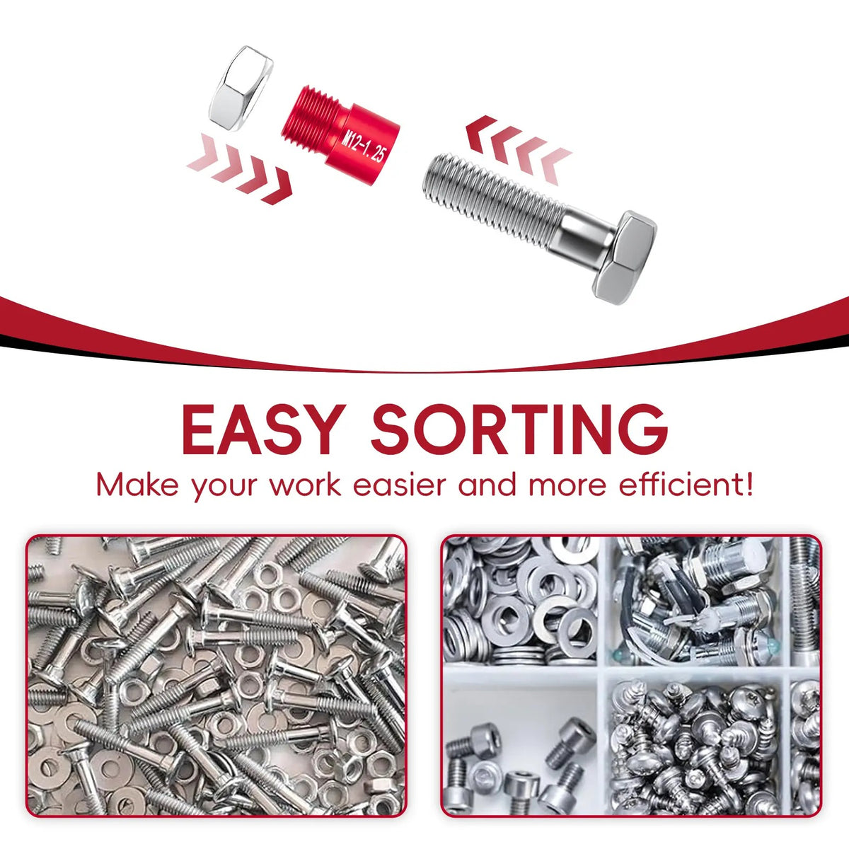 Metric &amp; Inch Nut and Bolt Thread Checker Set