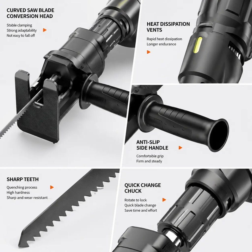 Reciprocating Saw Drill Attachment — Turn Your Drill Into a Versatile Cutting Tool