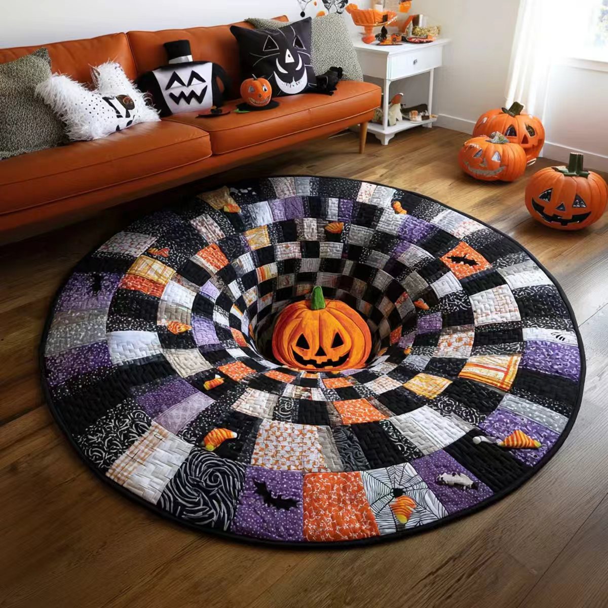 Halloween 3D Illusion Rug – Turn Your Floor Into a Spooky Scene