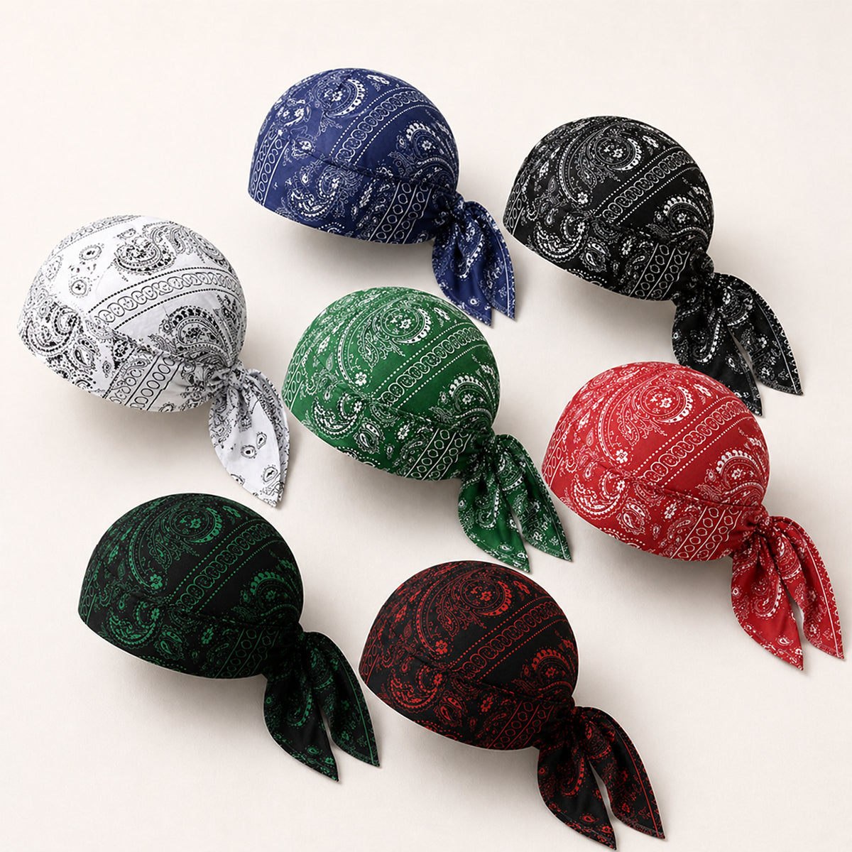 Elastic fabric cycling headband/cap