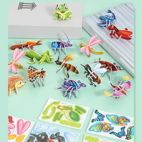 Fun 3D Insect and Dinosaur Jigsaw Puzzle