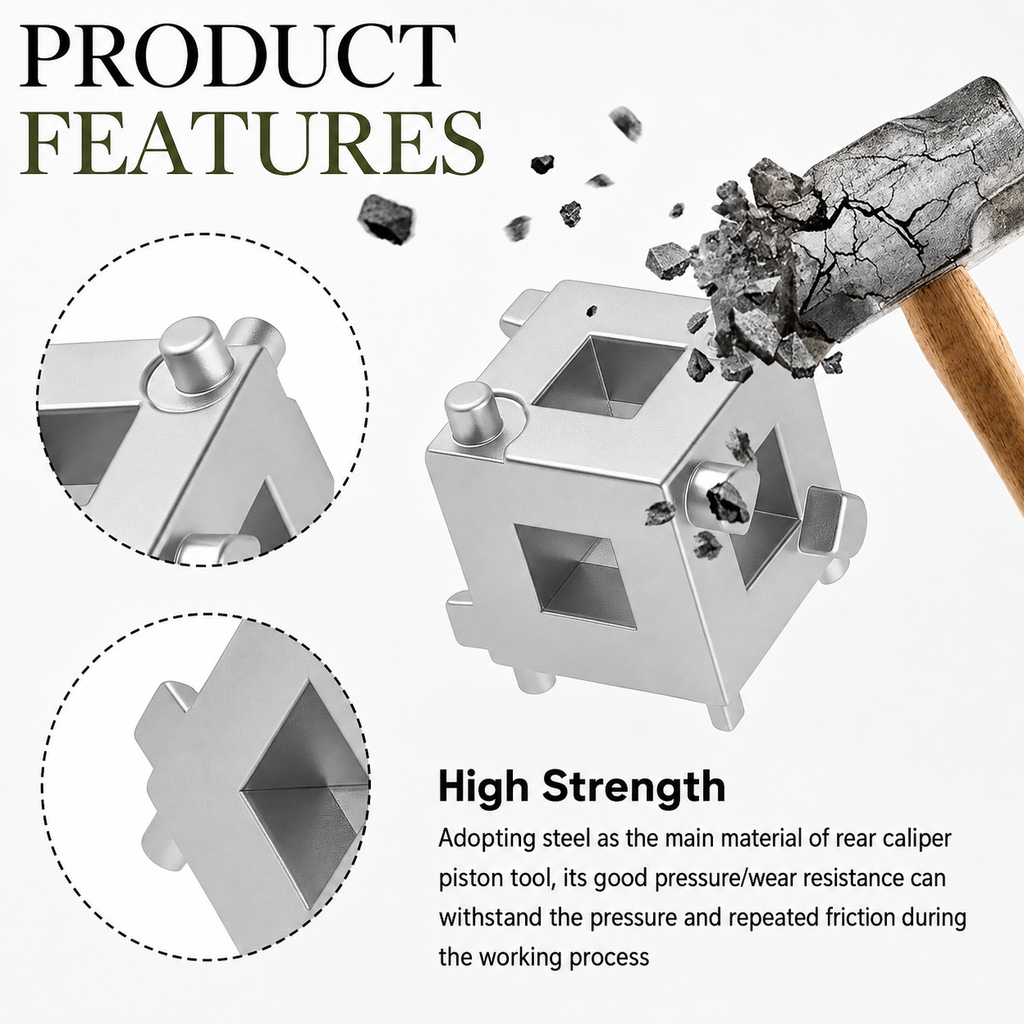 Brake Caliper Piston Rewind Cube – Make Brake Pad Jobs Easier