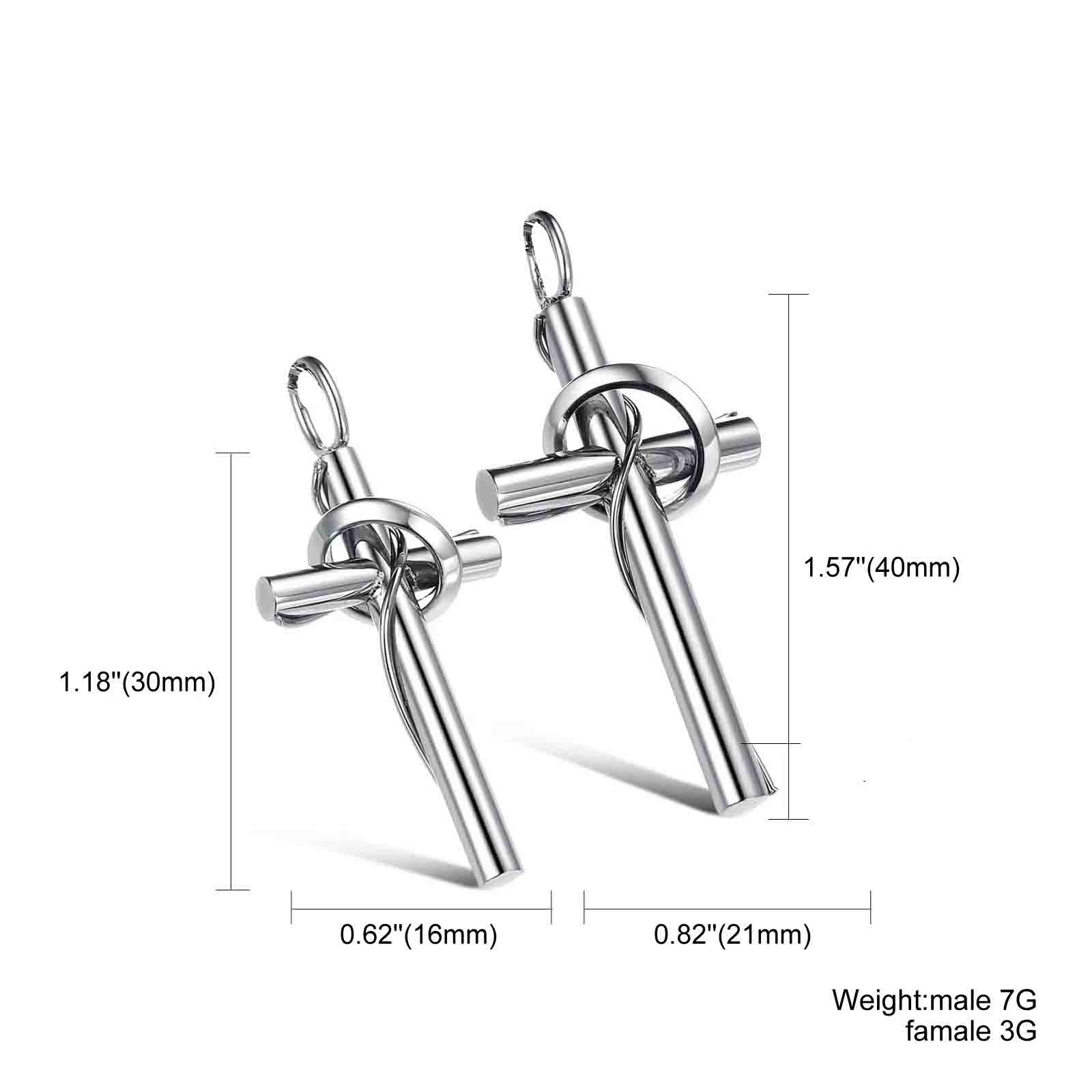Love Lingering Cross Pendant