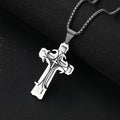 Three-layer cross pendant