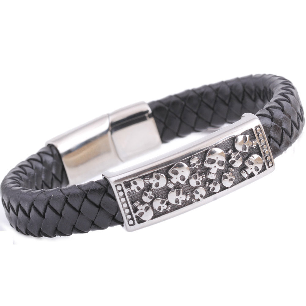 Halloween skull bracelet