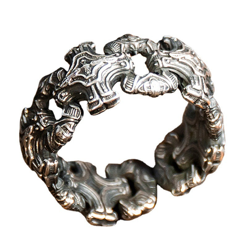 Gothic cross ring
