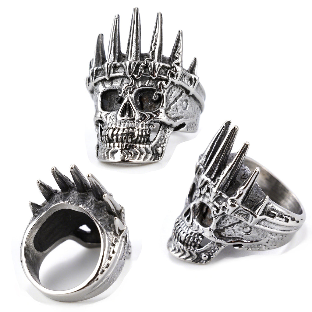 Crown Skull Ring