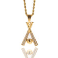 Baseball necklace