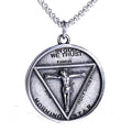 Vintage Jesus Three-pointed Star Pendant