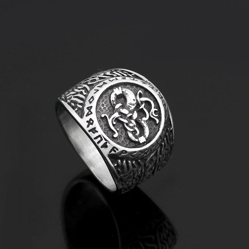 Viking Dragon Totem Ring