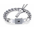 Lock & Key Couple Bracelet