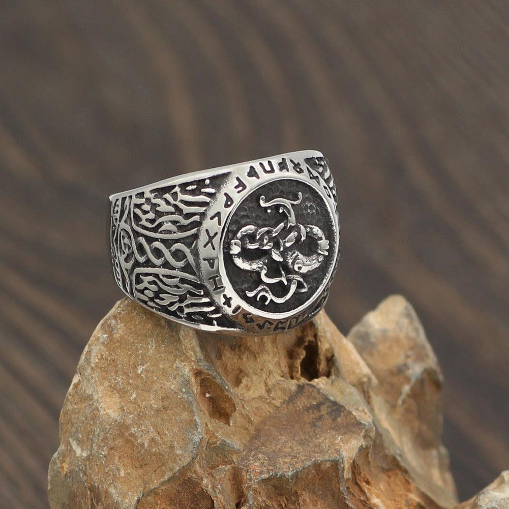 Viking Dragon Totem Ring
