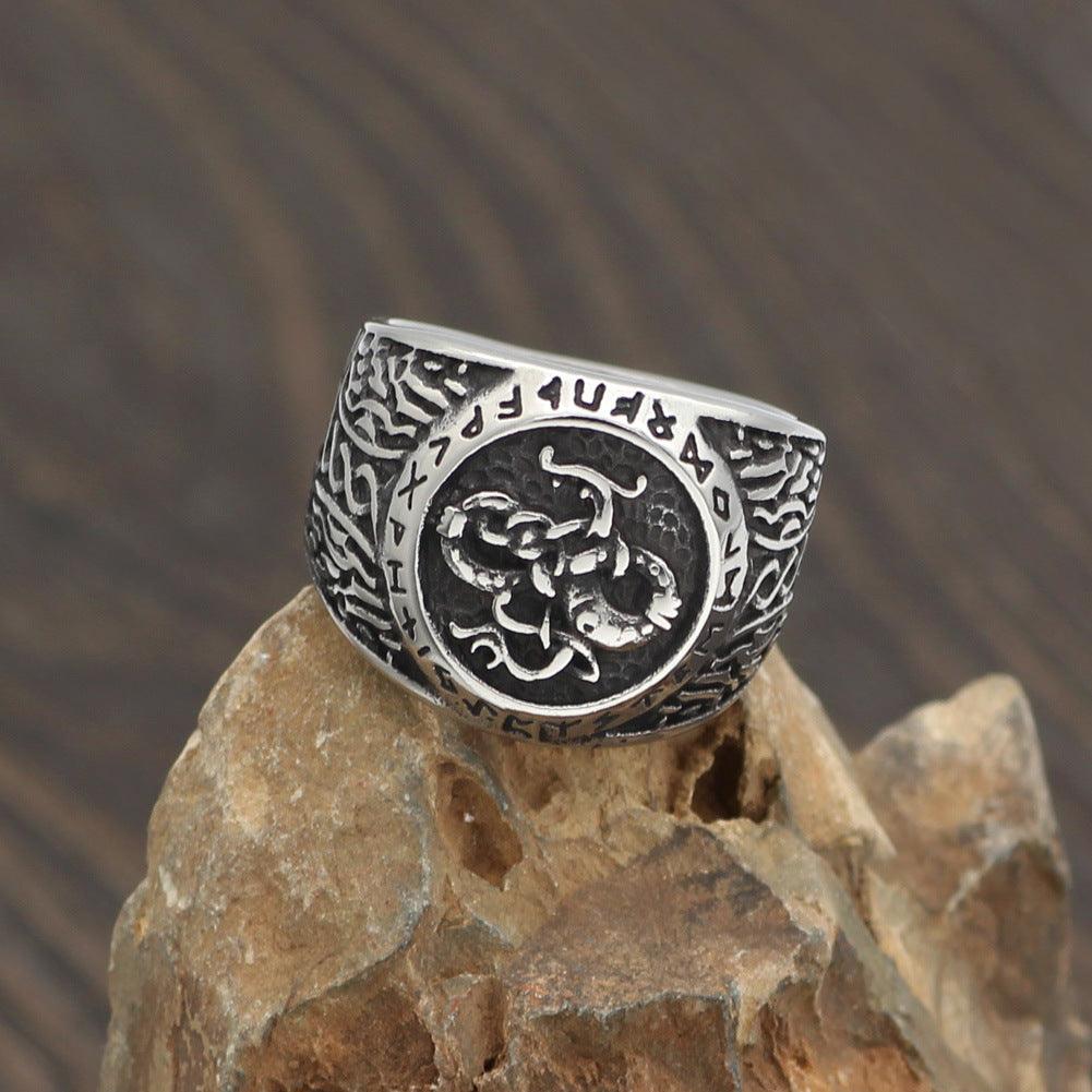 Viking Dragon Totem Ring