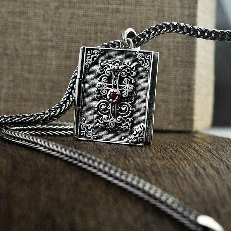 Bible Cross Purifying Mind Pendant