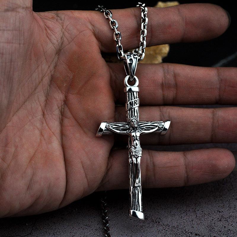 Jesus Cross Silver  Pendant