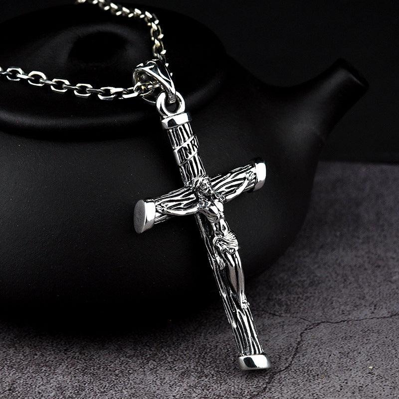Jesus Cross Silver  Pendant