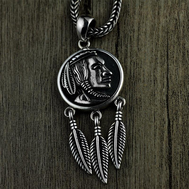 Indian Head Pendant