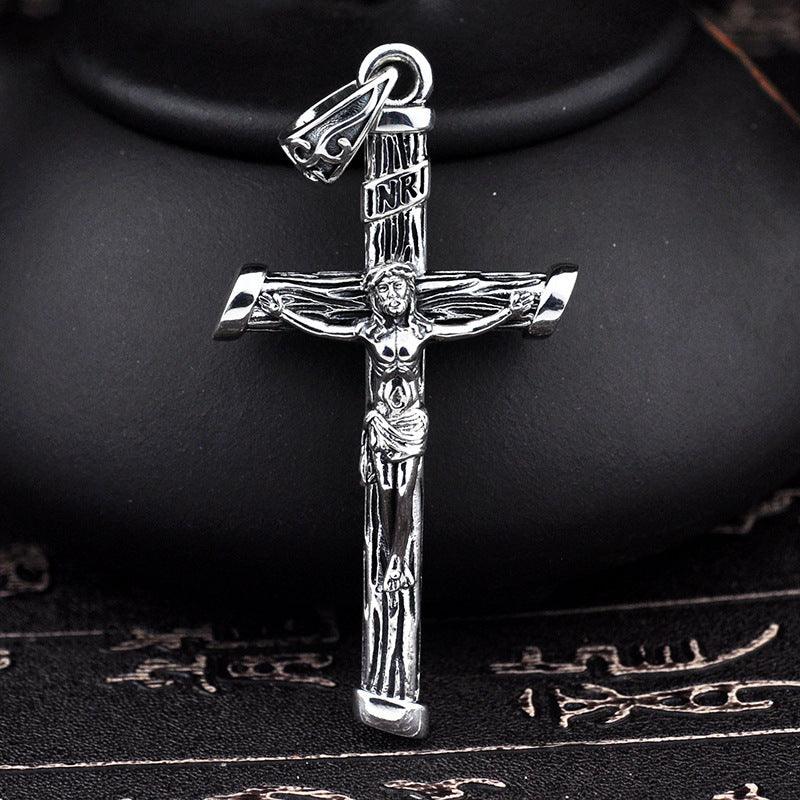 Jesus Cross Silver  Pendant